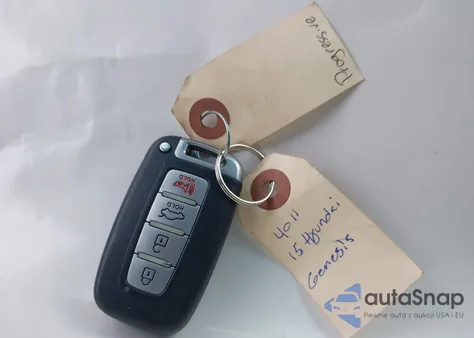 2015 Hyundai Genesis 3.8 R-Spec из США, поврежденный, VIN KMHHU6KJ7FU126210